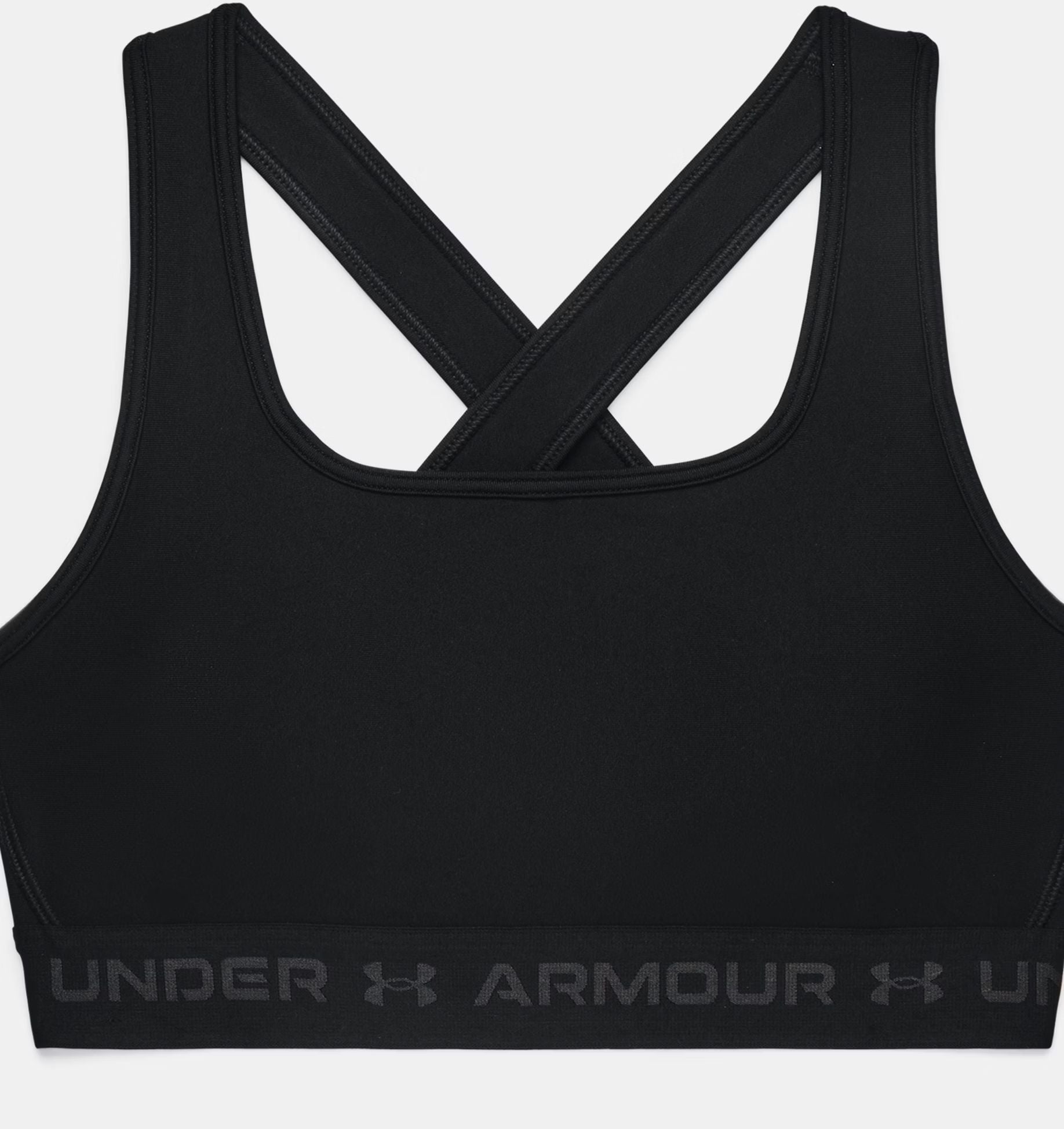 Top Mid Bra Donna Black/Jet Gray