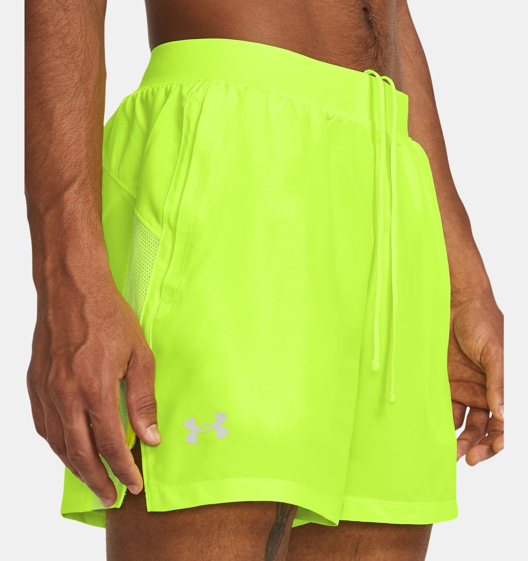 Pantaloncini Launch 5IN Uomo High Vis Yellow/Reflective