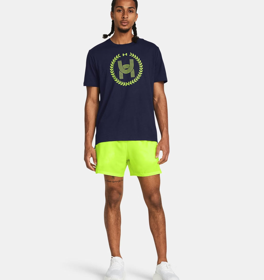 Pantaloncini Launch 5IN Uomo High Vis Yellow/Reflective