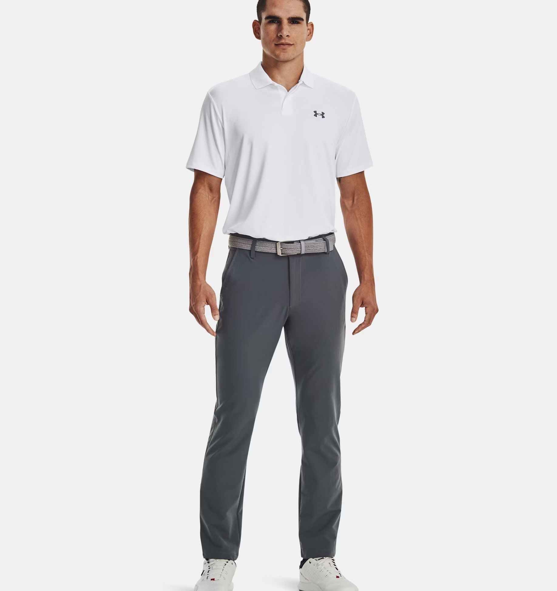 Polo Matchplay Uomo White/Pitch Gray