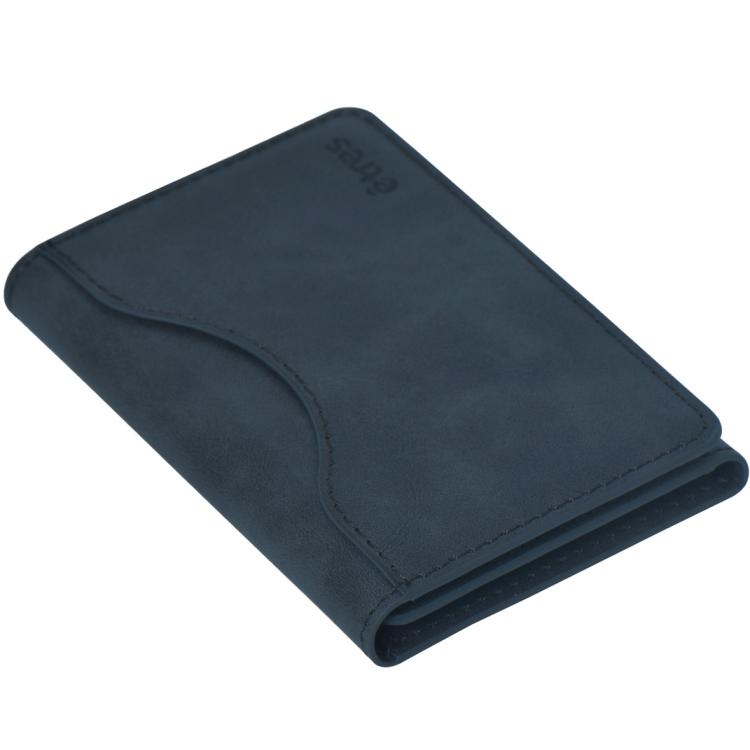 Etres Smart Wallet Portafoglio Slim Porta Carte Di Credito Iphone Mag Safe Blue