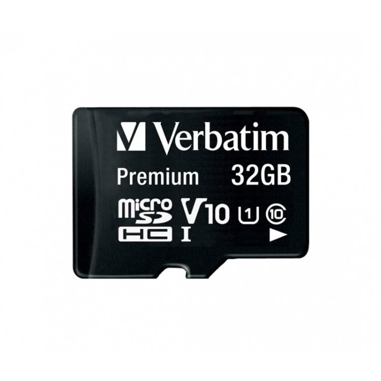 Verbatim Premium Microsdhc Card 32 Gb Micro Sd Memoria/Adattatore V10 Classe 10