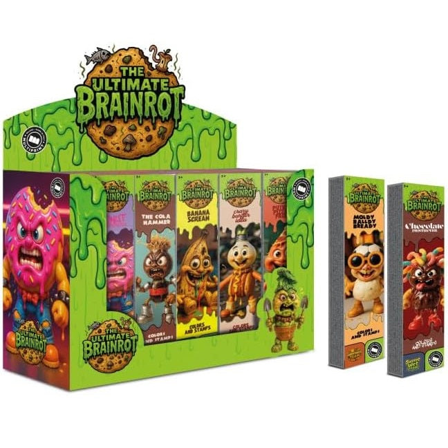 The Ultimate BRAINROT - Colors & Funky Stamps Pennerelli (PUTRID PIZZA PAUL) 3+ Giotto Fila Made in Italy Set Regalo Bambini Natale Pasqua