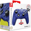 Pdp Controller Wired Nintendo Switch Con Cavo Cablato Faceoff Deluxe+ Audio Blue
