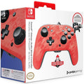 Pdp Controller Wired Nintendo Switch Con Cavo Cablato Faceoff Deluxe+ Audio Red
