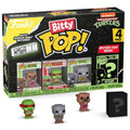 Funko Bitty Pop! Tmnt Tartarughe Ninja Turtles 4 Pack Splinter/Raphael/Rockst.