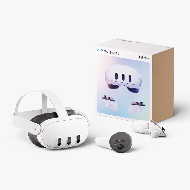 Meta Quest Oculus Quest 3 512 Gb Visore Vr All In One Avanzato Metaverso Fitness