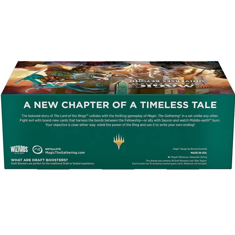 Magic The Gathering Lord Of The Rings Tales Of Middle-Earth Draft Booster 36 Eng
