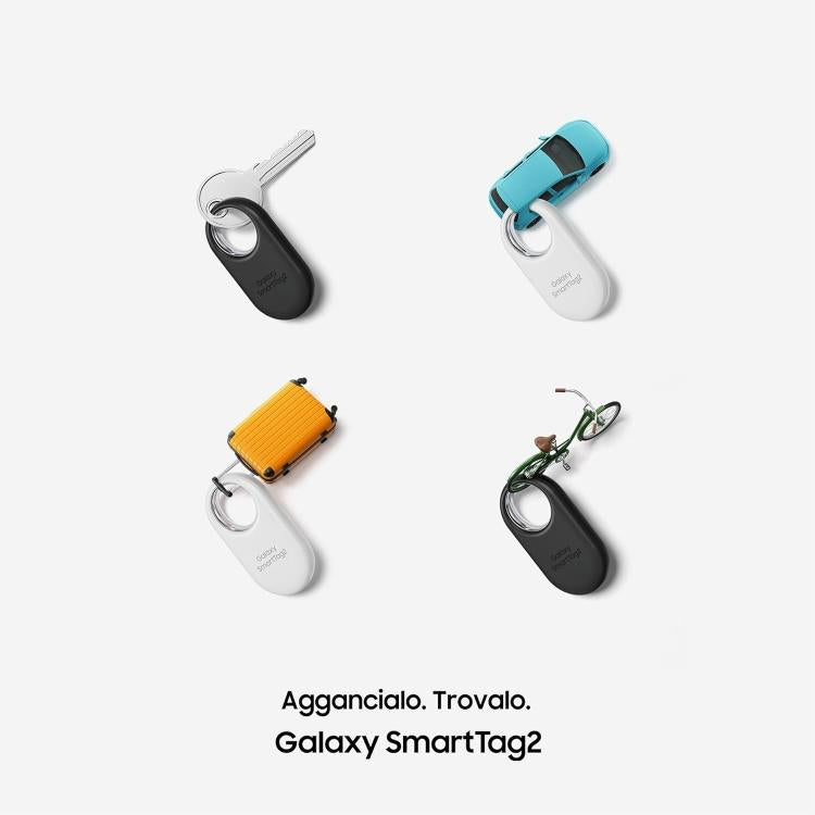 Samsung Galaxy Smarttag2 Localizzatore Bluetooth 2023 Tracker Compatto Ip67 Nero