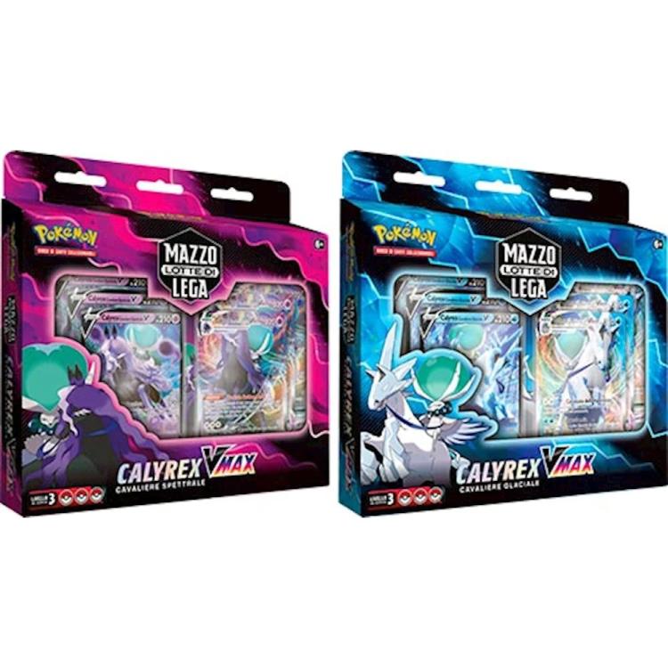 Pokémon Mazzo Lotte Di Lega Calyrex V Max Deck Carte Gioco (Cavaliere Spettrale)