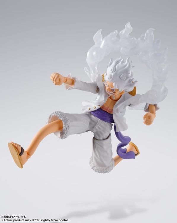 BANDAI SH FIGUARTS ONE PIECE: MONKEY D.LUFFY (GEAR 5) TAMASHI ACTION FIGURE 15CM