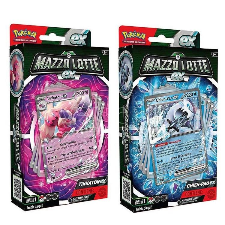 Pokémon - Mazzo Lotte Ex (Chien-Pao-Ex) Gcc Tcg 60 Carte Gioco Da Collezione Ita