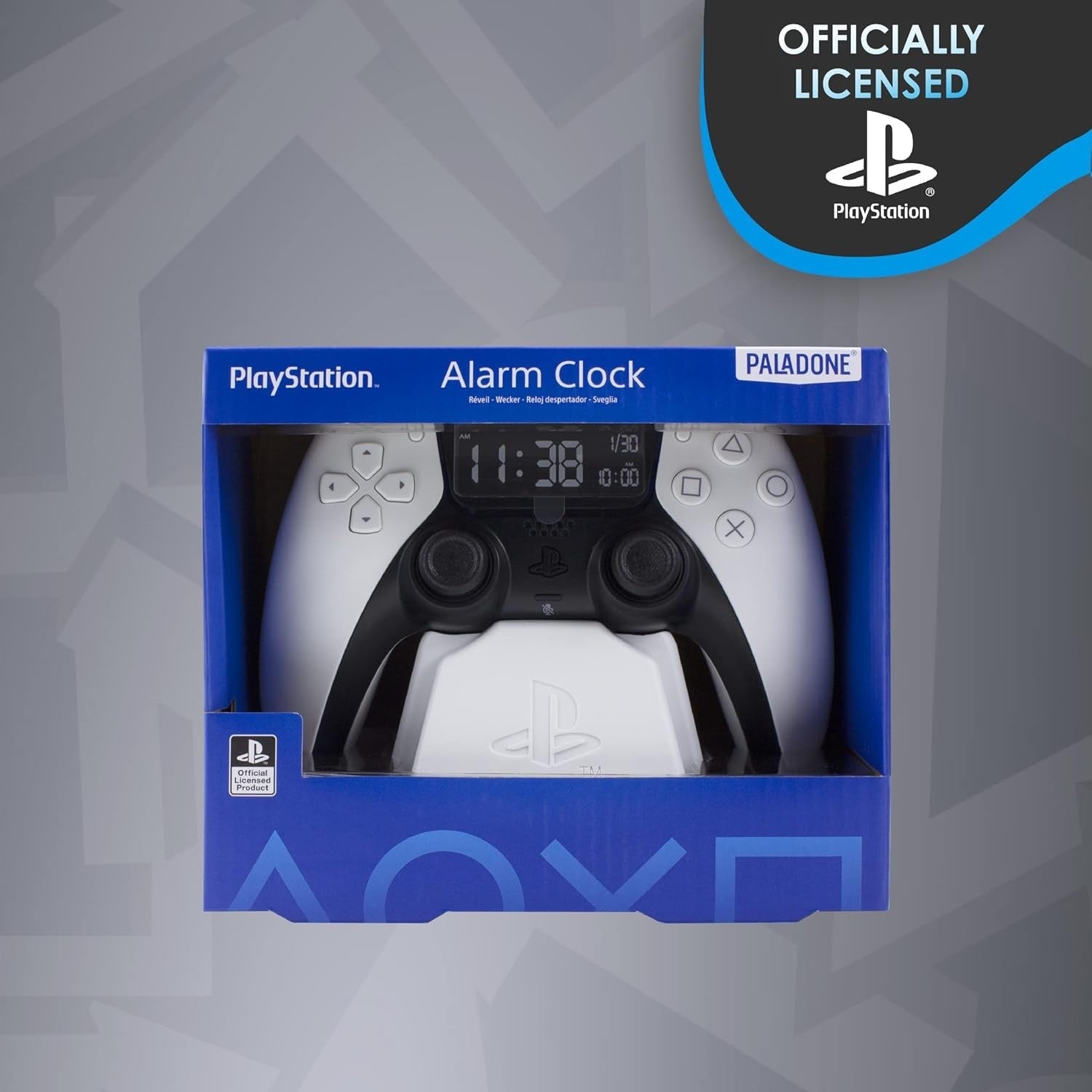 Paladone Sveglia Digitale Playstation Controller PS5 Pad Dualsense White Bianca