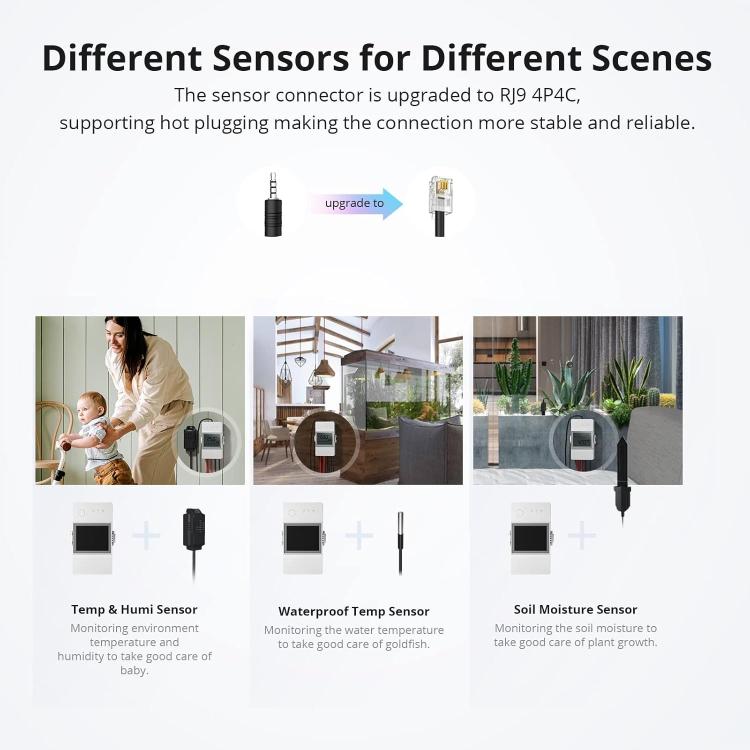 Sonoff Thr316 Th Origin Smart Wifi Interruttore Temperatura Umidità Alexa Google
