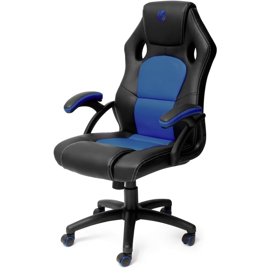 Nacon Sedia Gaming Pcch-310 Blu/Nera Poltrona Ufficio Regolabile Ps4 Ps5 Xbox Pc