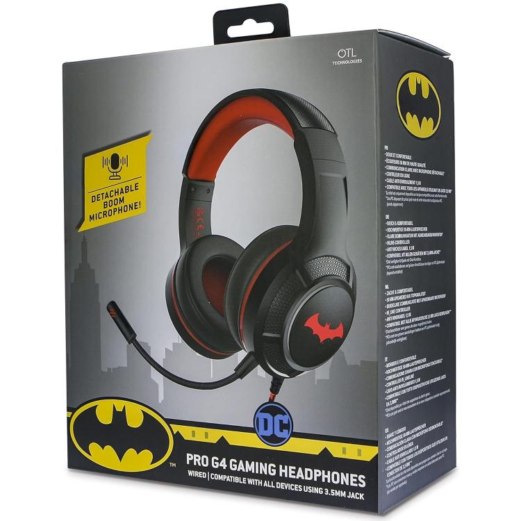 Otl Cuffie Batman Pro G4 Wired Per Nintendo Switch Ps4 Ps5 Smartphone Tablet Pc