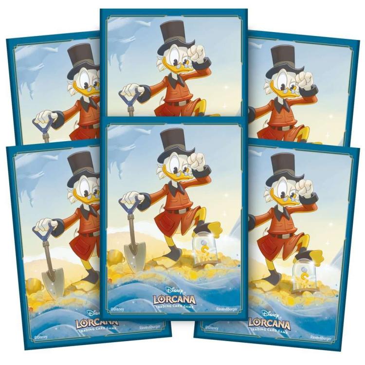 Disney Lorcana Terre D'Inchiostro "Zio Paperone" 65 Custodie Card Sleeves Set 3