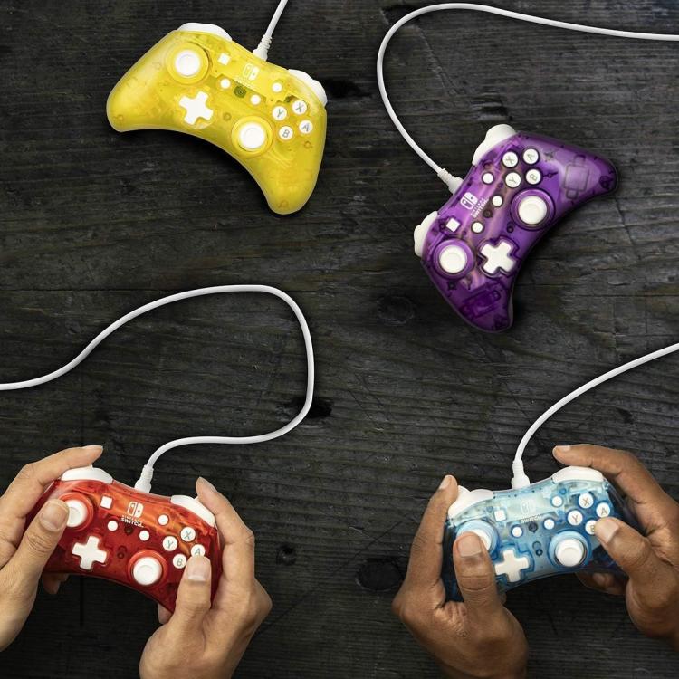 Pdp Mini Controller Nintendo Switch Wired Joystick Cavo Rock Candy Pineapple Pop