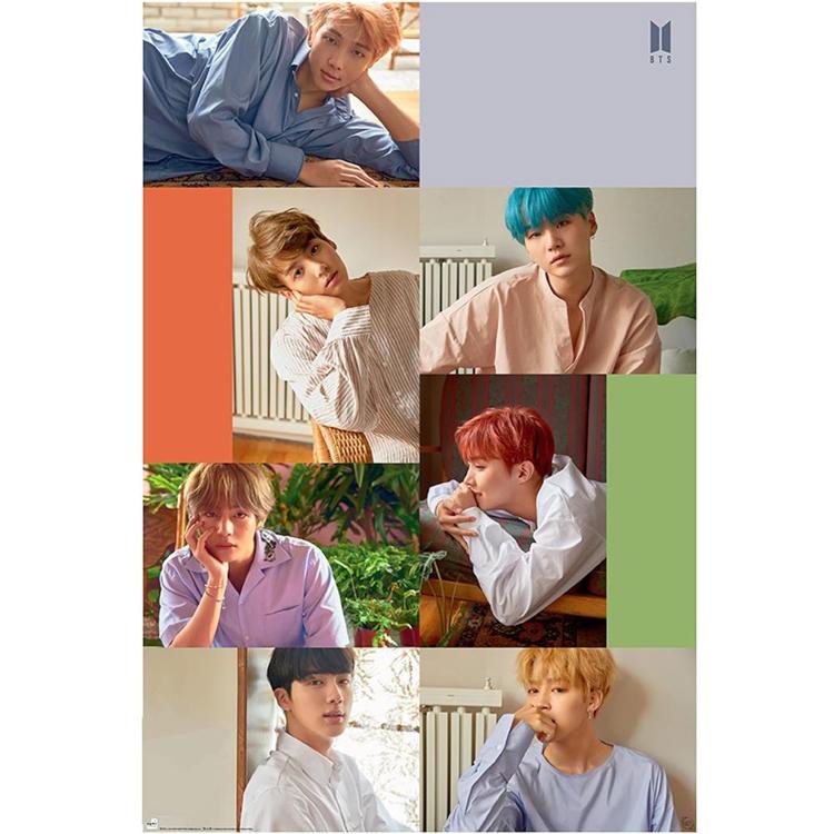 ABYSTYLE MAXI POSTER COLLAGE BTS : "CALIFORNIA"  POP BAND (GB EYE) 91,5x61cm