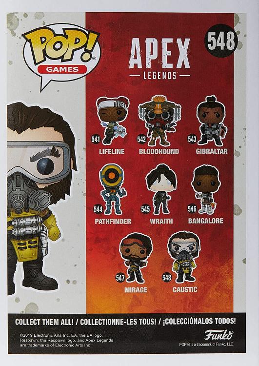 Funko Pop Games Apex Legends - Caustic (548) Vinyl Action Figure Da Collezione