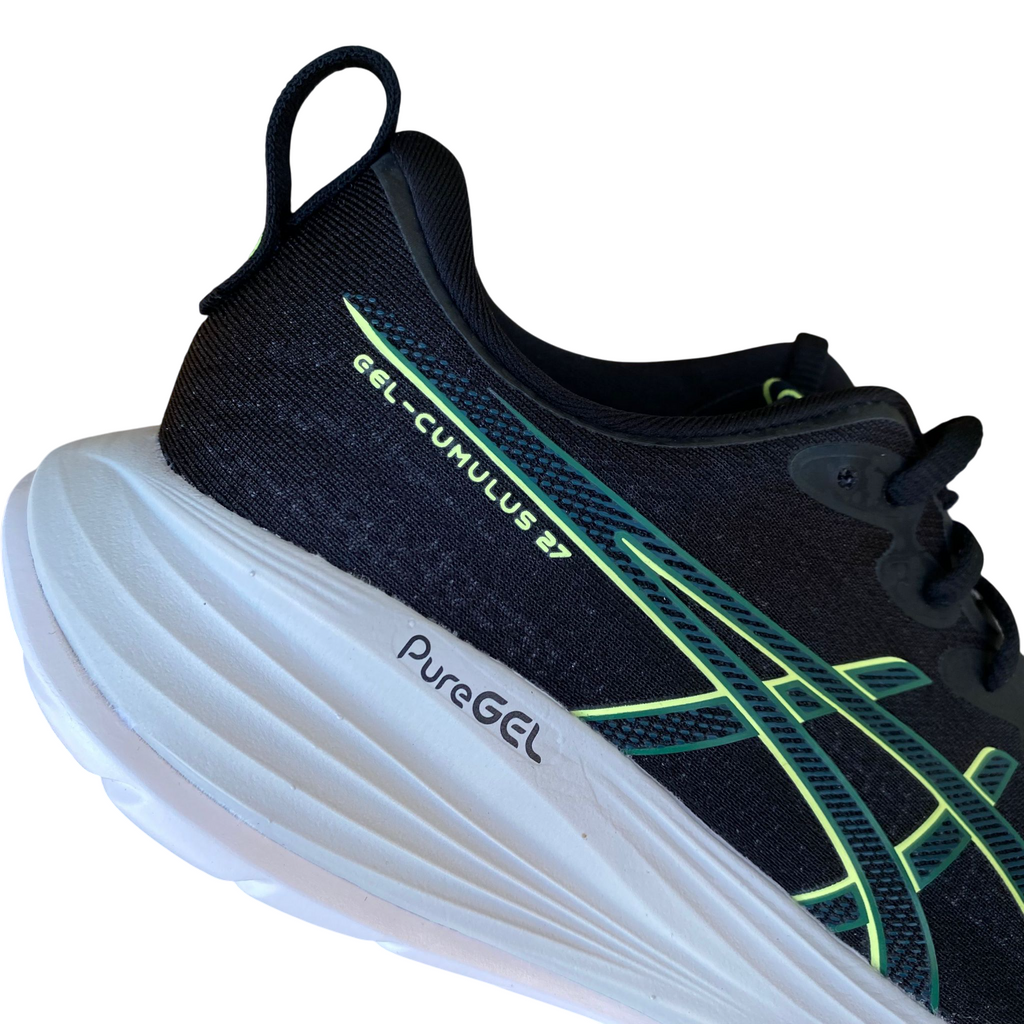 ASICS Gel Cumulus 27 1011B960-004 Nero/Giallo - Scarpe Running Uomo Ammortizzazione