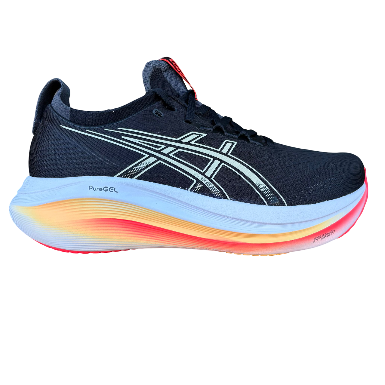 ASICS Gel-Nimbus 27 1011B958-005 Nero/Khaki | Scarpe Running Uomo