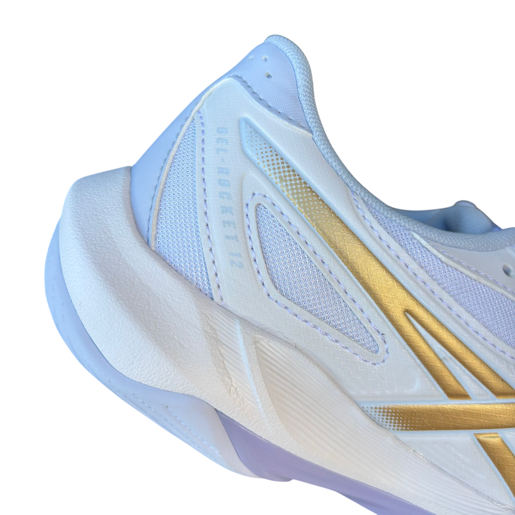 ASICS Gel-Rocket 12 1072A119-102 Bianco/Champagne | Scarpe Volley Donna Indoor