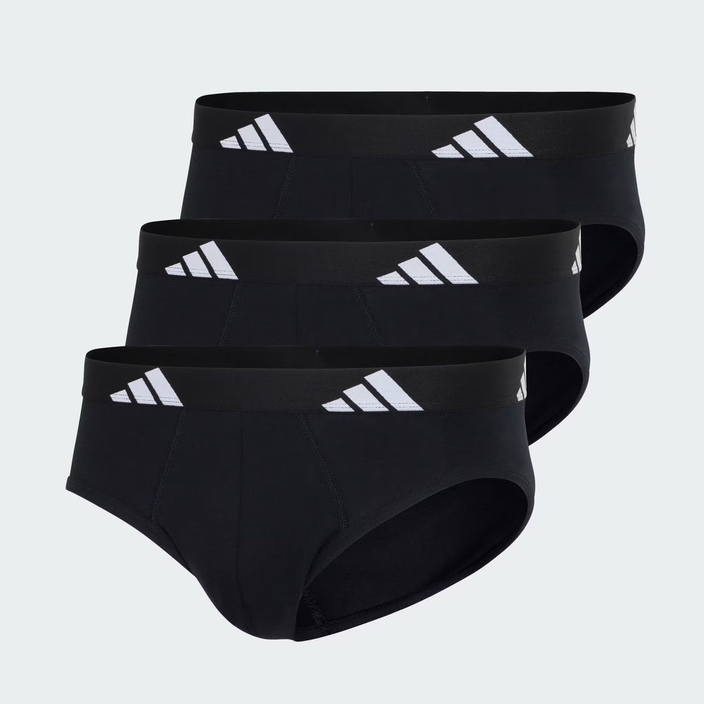 Adidas Intimo Slip Active Flex Cotton Uomo Nero - JK3936