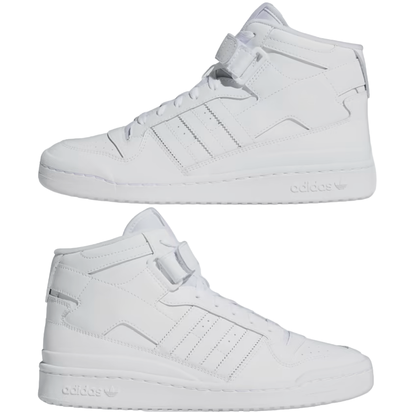 Adidas Originals Forum Mid FY4975 Bianco Sneakers Alte Uomo