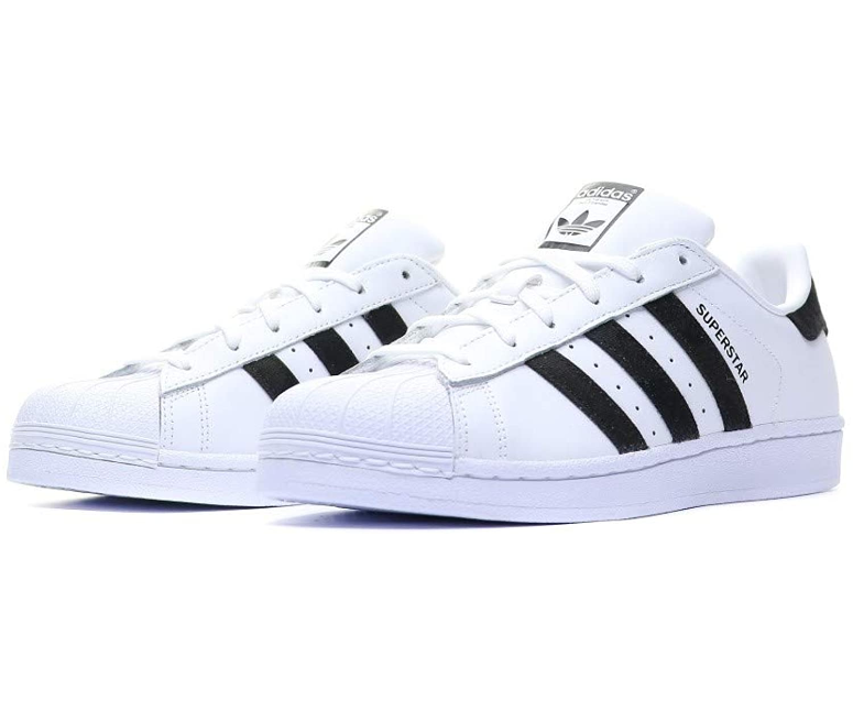 Adidas Superstar CP9761 Bianco Uomo - Sneakers Originals Iconiche Streetwear