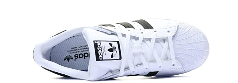 Adidas Superstar CP9761 Bianco Uomo - Sneakers Originals Iconiche Streetwear