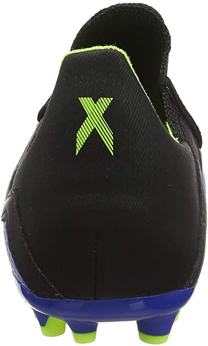 Adidas X 18.3 AG Scarpe Calcio Junior Blu Giallo Nero