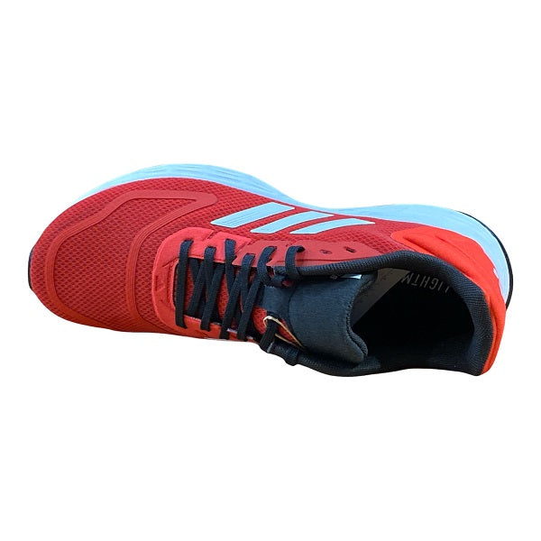 Adidas Duramo 10 K GW8758 Scarpe Running Bambino Ragazzo Rosso Bianco