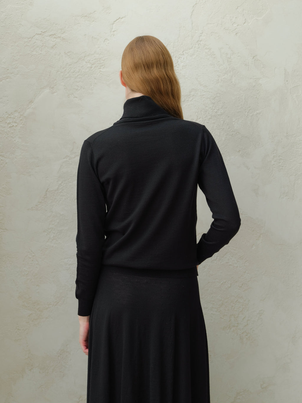 Extra Fine Merino Wool Turtleneck Sweater