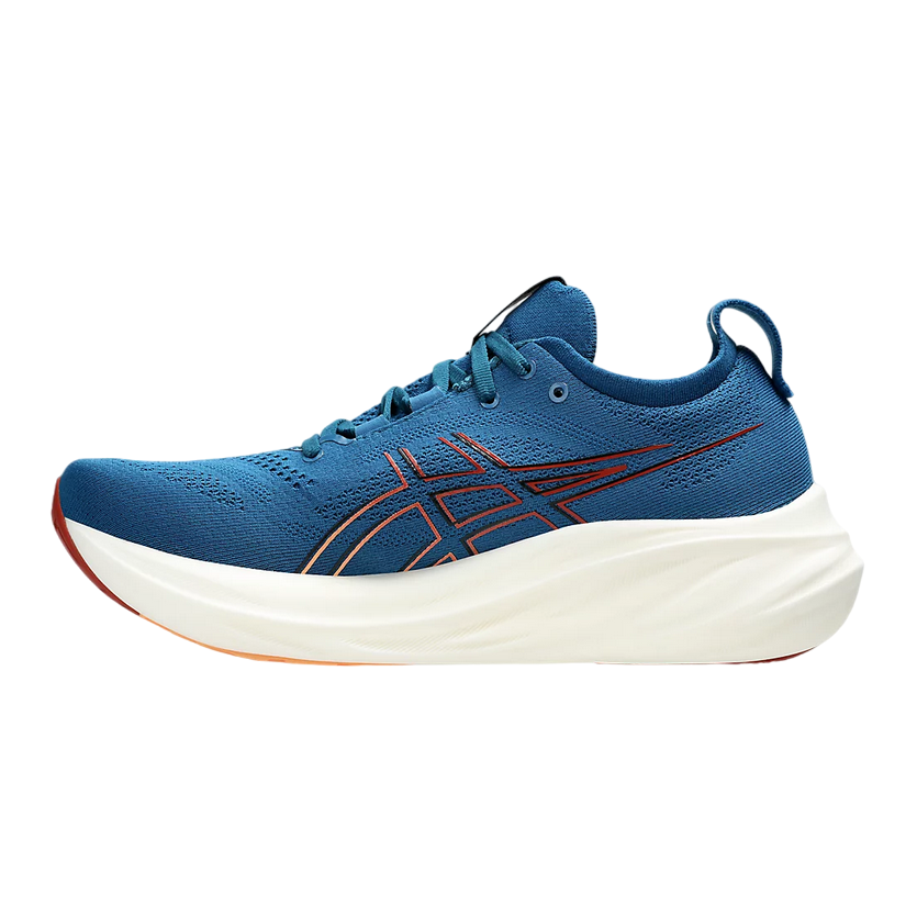 Asics Gel Nimbus 26 1011B794-404 Blu Arancio - Scarpa Running Uomo Ammortizzazione Massima