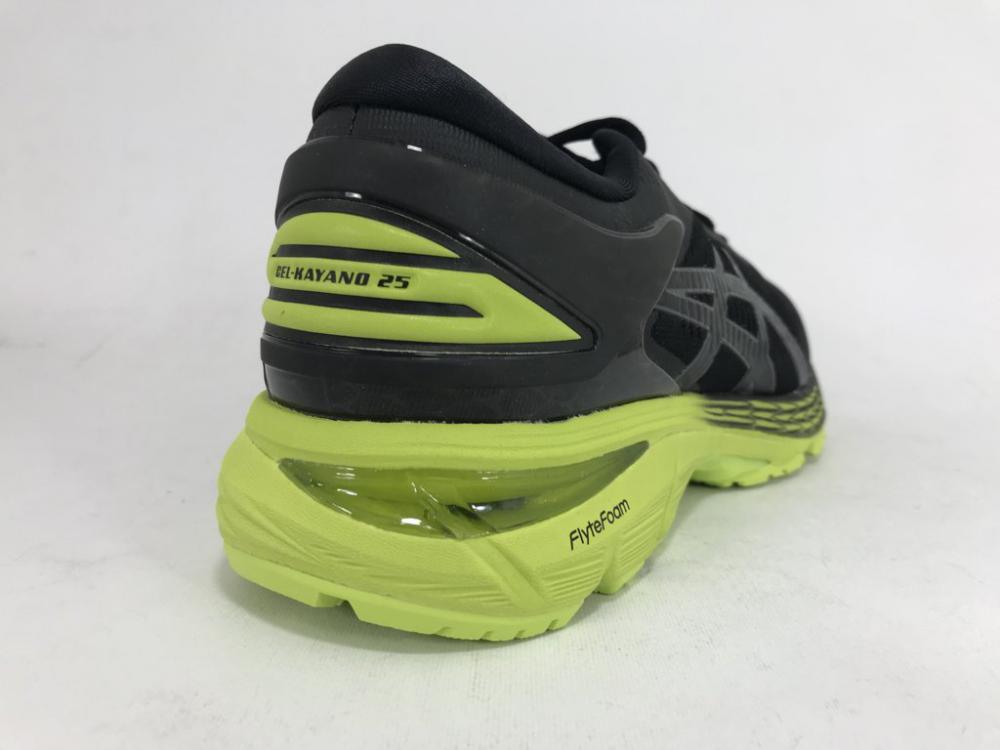 Asics GEL-KAYANO 25 1011A019-001 Scarpe Running Uomo Black Neon Lime - 4549957474541