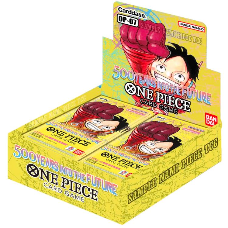 BANDAI ONE PIECE CARD GAMES FUTURE 500 YEARS LATER OP-07 BOX 24 BUSTINE CARTE EU