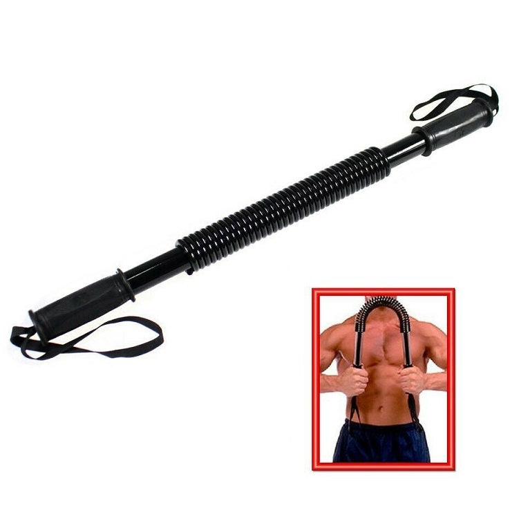Power-Twister Barra Di Potenza Molla Attrezzi Per Palestra Fitness Sport 60Kg