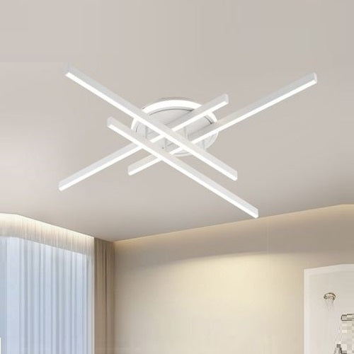 Plafoniera Moderna A Led 45 Watt Lampada Lampadario Soffitto Bianco Fredda 6500K