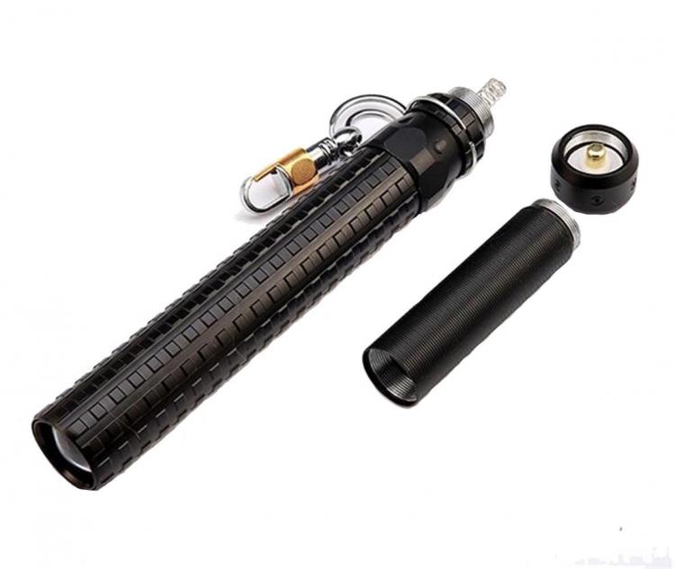 Torcia Tattica Militare 80000W Ricaricabile Zoom a forma di Bastone Randello