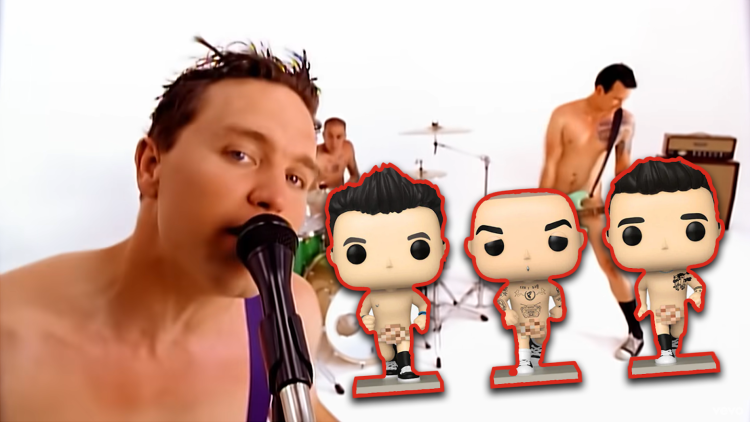 Funko Pop ! Rocks Blink 182 - Mark Hoppus Travis Barker Tom Delonge (3) Special