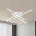 Plafoniera Moderna A Led 45 Watt Lampada Lampadario Soffitto Bianco Natur. 4000K