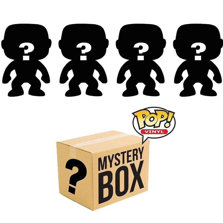 Mystery Box 4Pz Funko Pop! (Genere: Misto) Prodotti Nuovi Figure A Sorpresa 10Cm