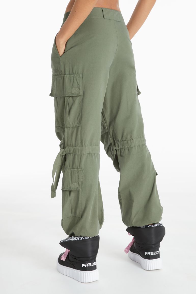 Freddy pantalone Cargo con tasche e coulisse BRITNEYF301 V69X verde pigmentato