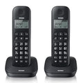 BRONDI GALA TWIN TELEFONO CORDLESS DOPPIO PORTATILE UFFICIO CASA MEMO DECT NERO