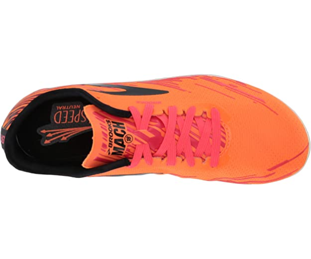 Brooks MACH 18 Scarpe Chiodate Pista Uomo Arancio 110237