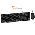 Techmade Combo Set Tastiera + Mouse Wired Keyboard Layout Italia Pc/Portatile