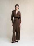 Cashmere Mix Long Cardigan