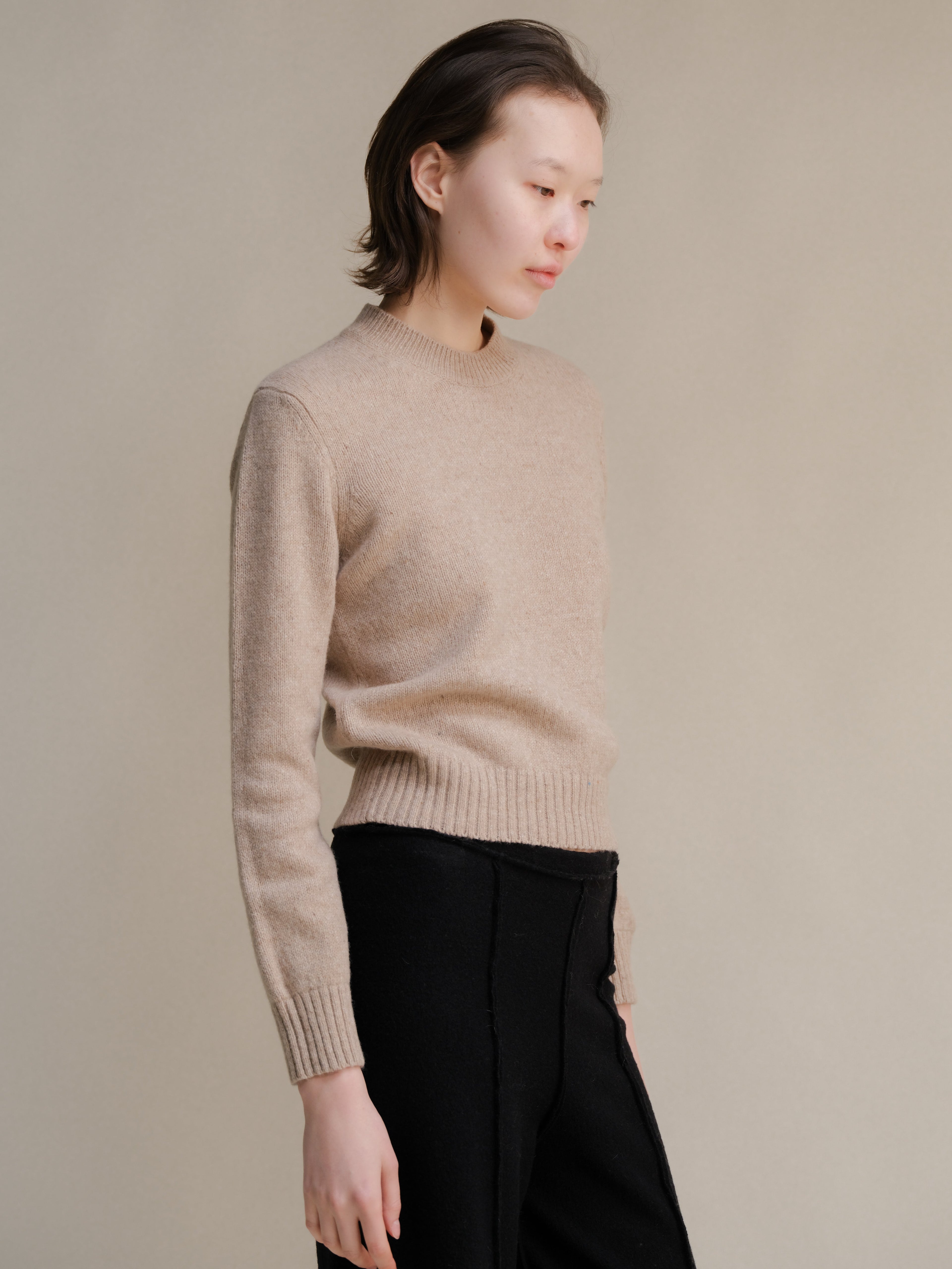 Tweed Crewneck Sweater