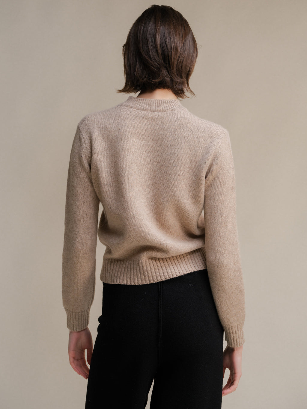 Tweed Crewneck Sweater